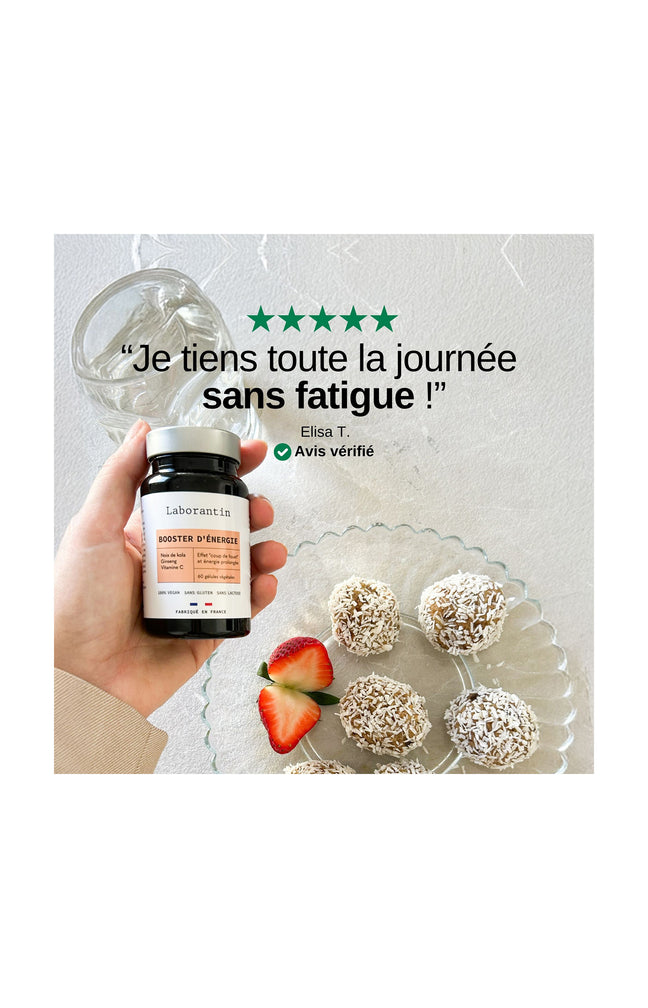Compléments alimentaires - Booster d'énergie - 1 mois
