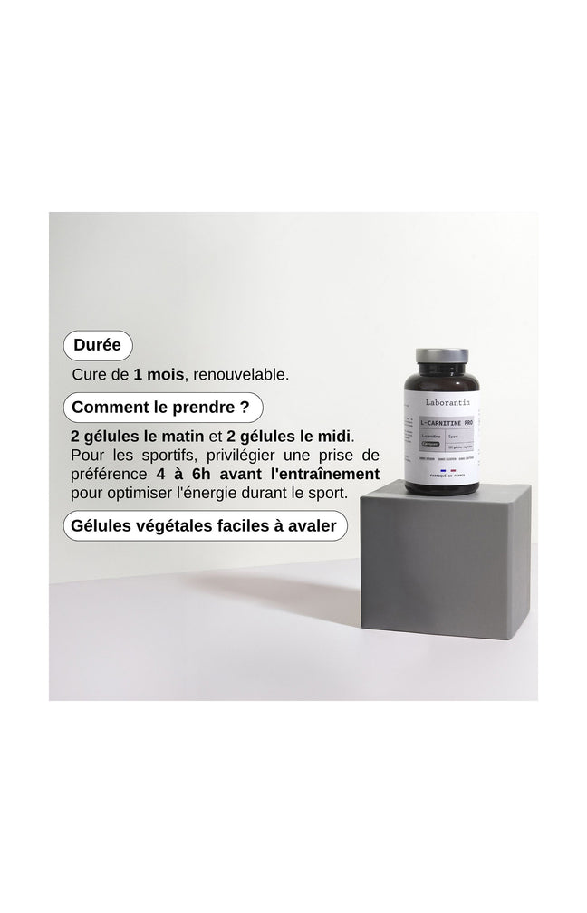 Compléments alimentaires - Minceur - L-Carnitine pro-carnipure - 1 mois