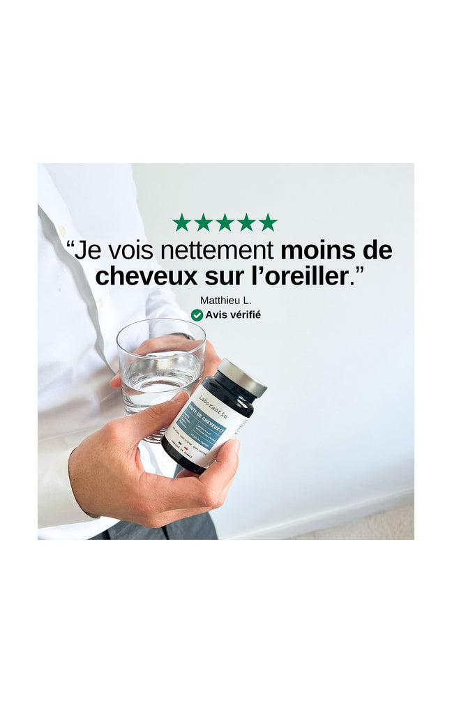 Compléments alimentaires - Chute de cheveux - Homme - 1 mois