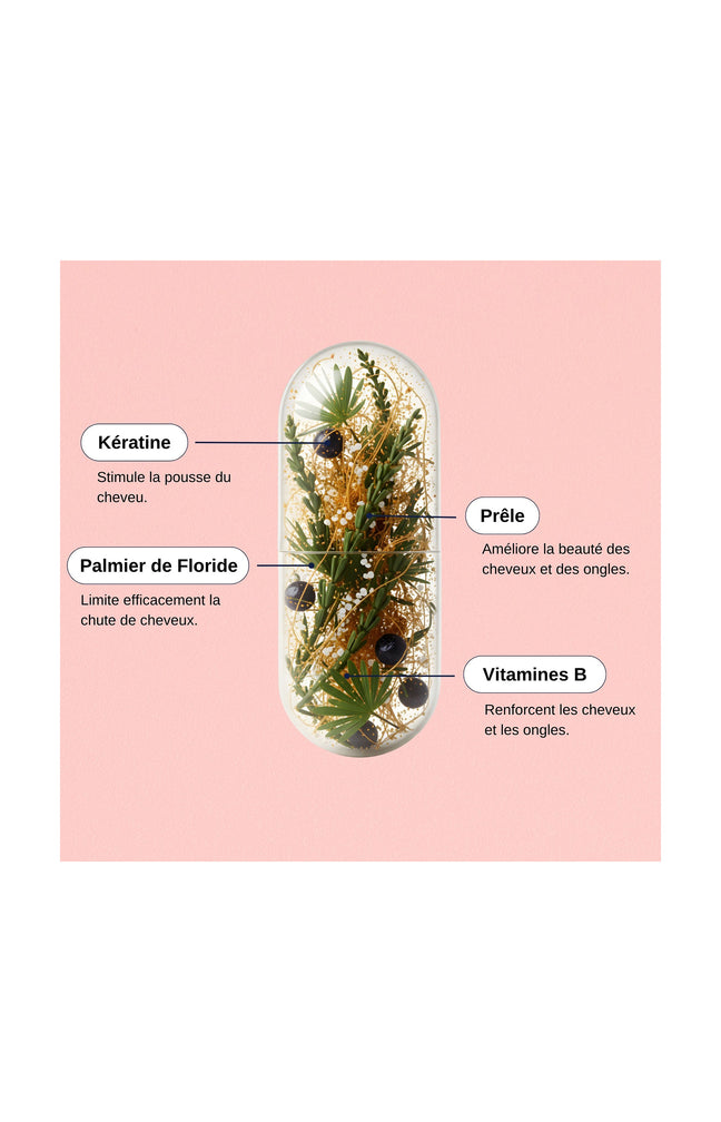 Compléments alimentaires - Complexe cheveux & ongles - 3 mois