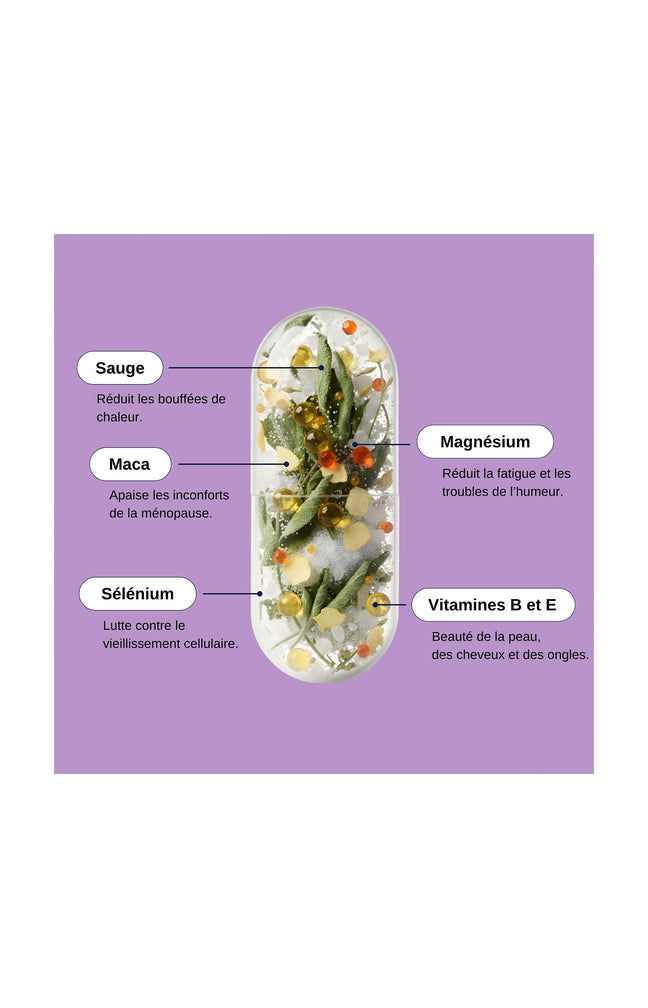 Compléments alimentaires - Ménopause + - 1 mois