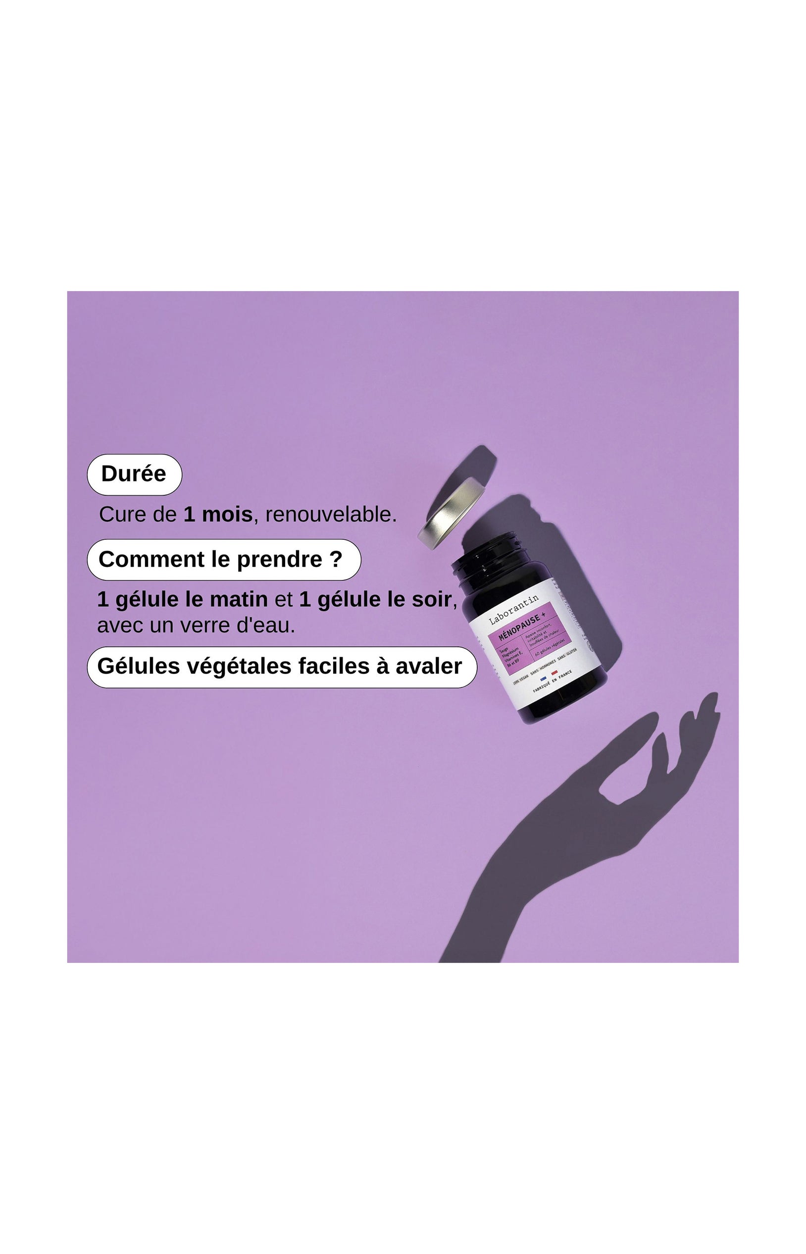 Ménopause + - 1 mois