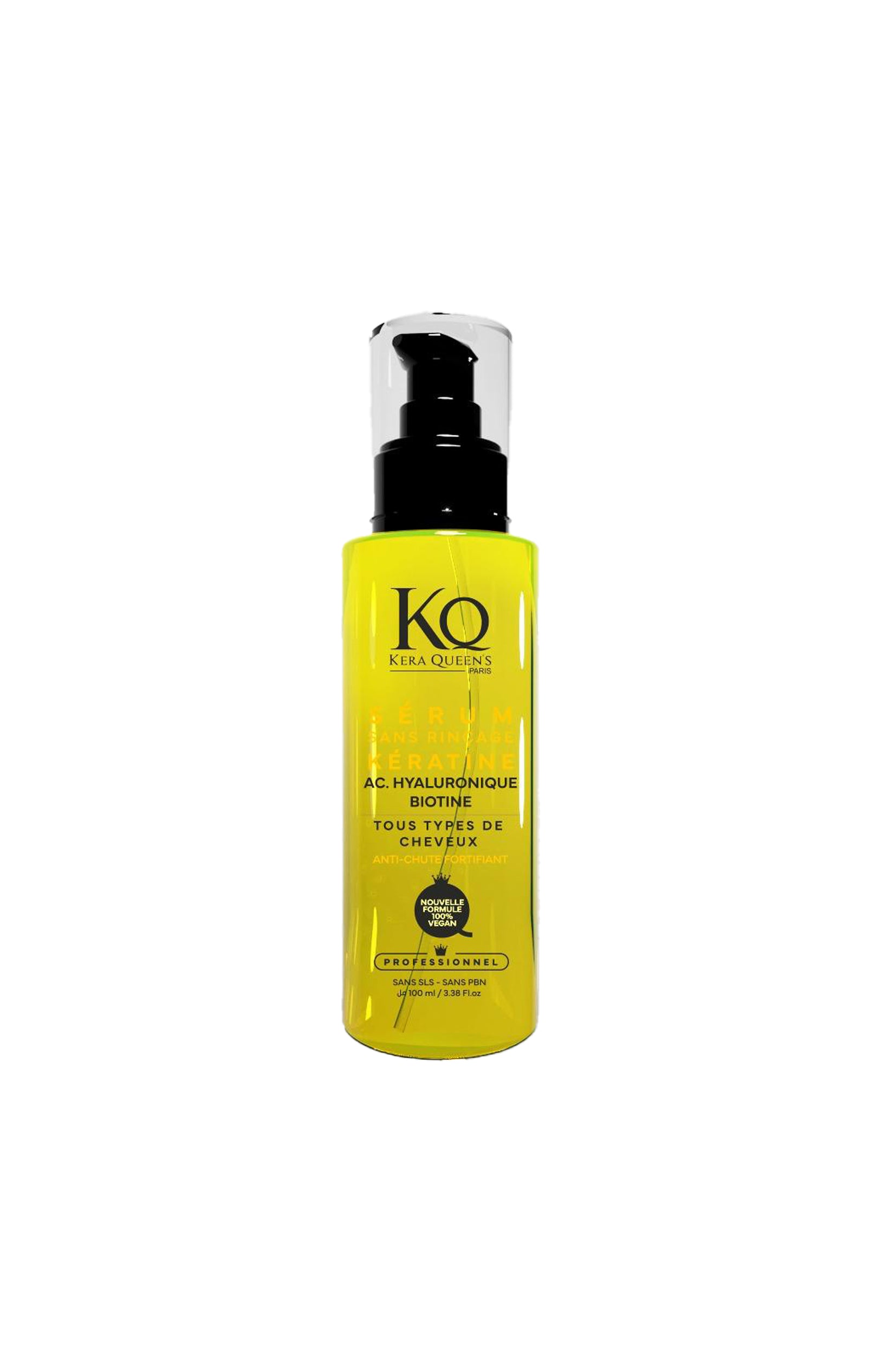 Sérum nourrissant - Kératine, acide hyaluronique & biotine - Cheveux secs ou cassants- 500 ml