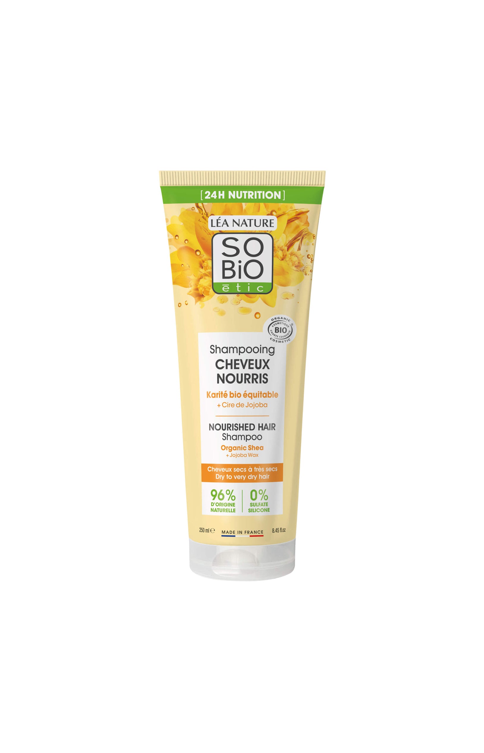 Shampoing nourrissant bio - Karité - Cheveux secs à très secs - 250 ml