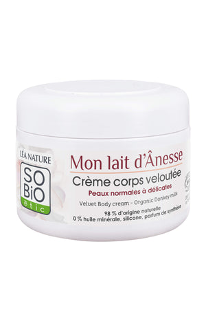 Crème veloutée nourrissante bio - Lait d'ânesse - Corps - 200 ml