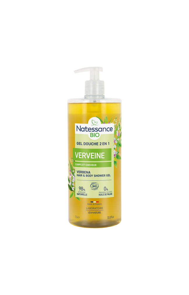 Shampoing douche tonifiant bio - Verveine citronnée - 1 L