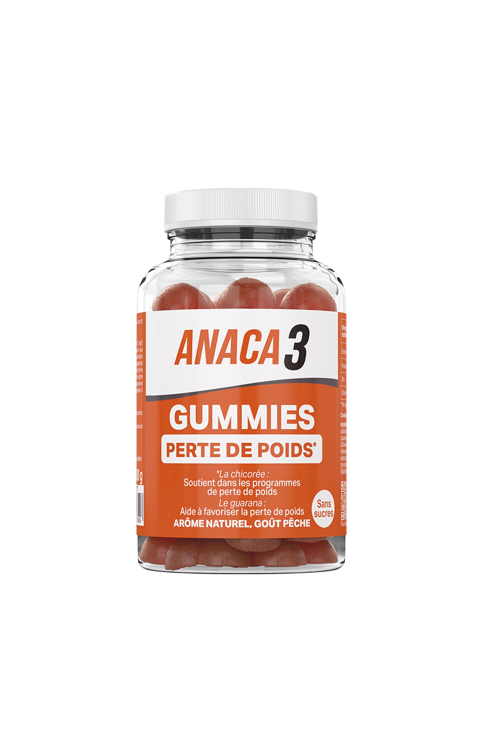 Gummies - Perte de poids - Pêche - 1 mois
