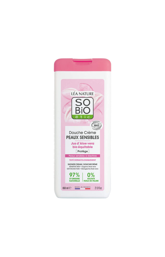 Douche crème bio protectrice - Aloe vera - 650 ml