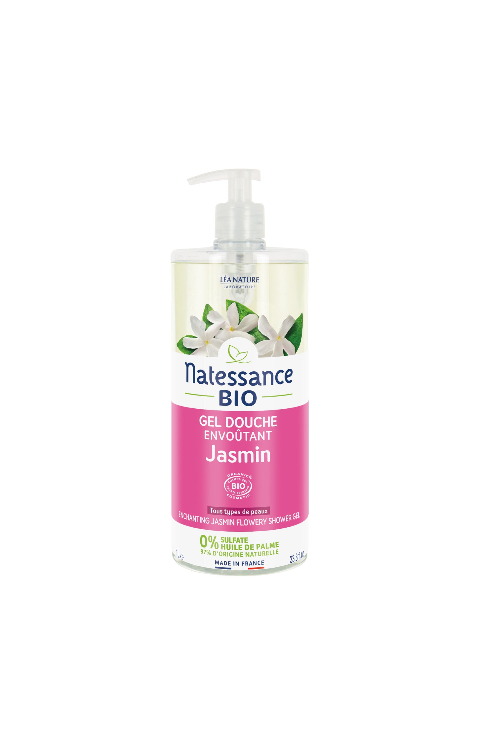 Gel douche envoûtant bio - Jasmin floral - 1 L