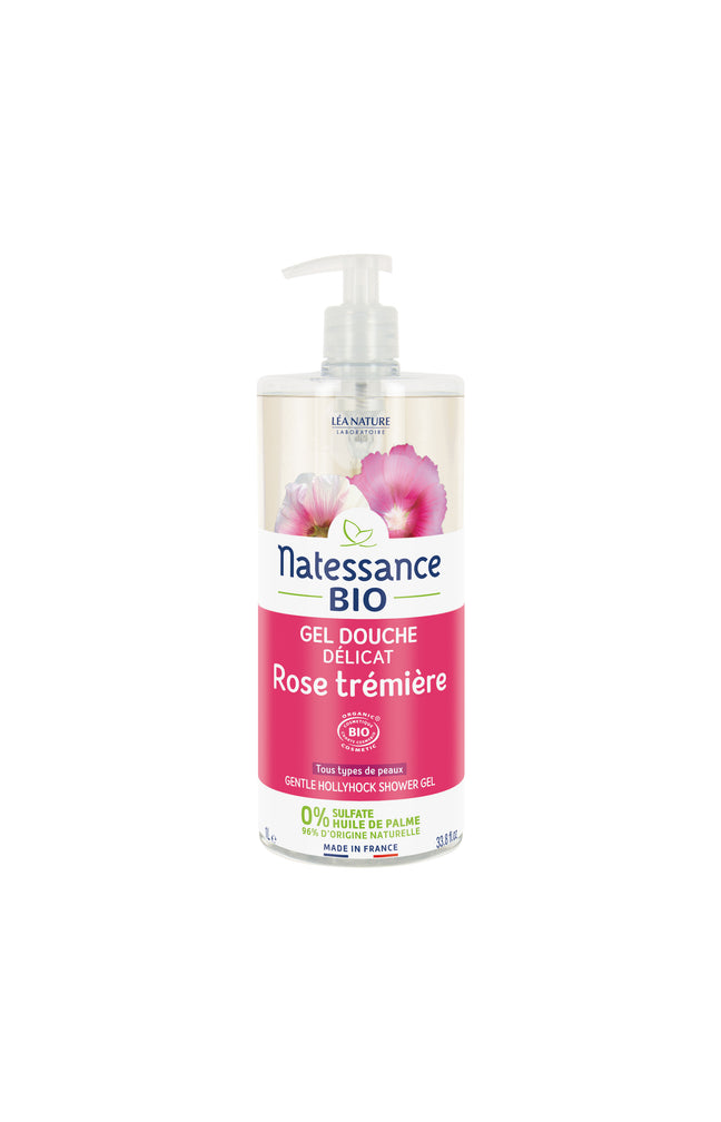 Gel douche hydratant  bio  - Rose trémière - 1 L