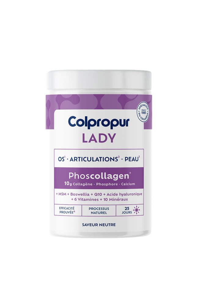 Cure collagène Lady - Os, peau & articulations - Goût neutre - 327 g