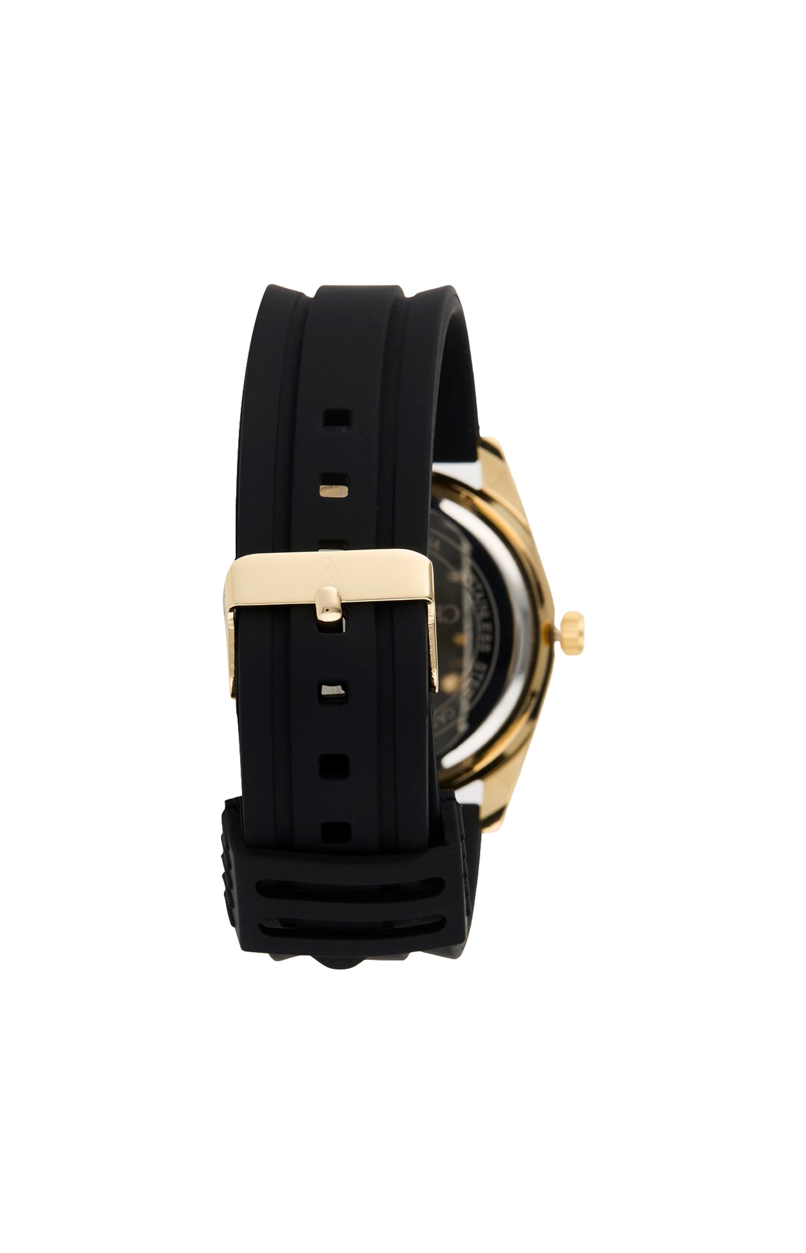 Montre à quartz - Silicone & alliage - Noir & vert - Homme