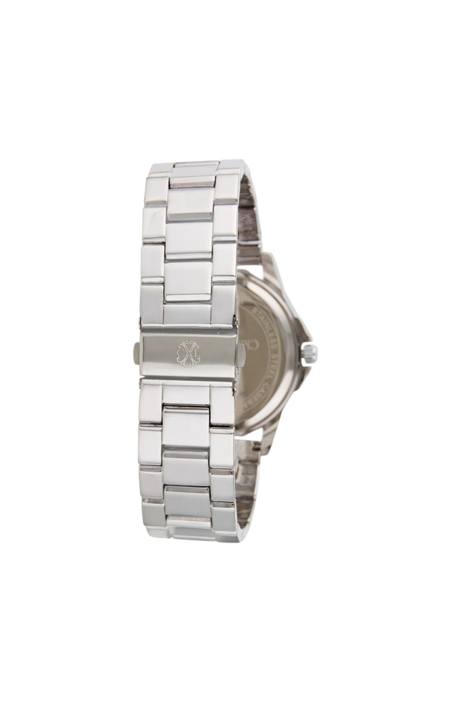 Montre à quartz - Alliage - Argenté & noir - Homme
