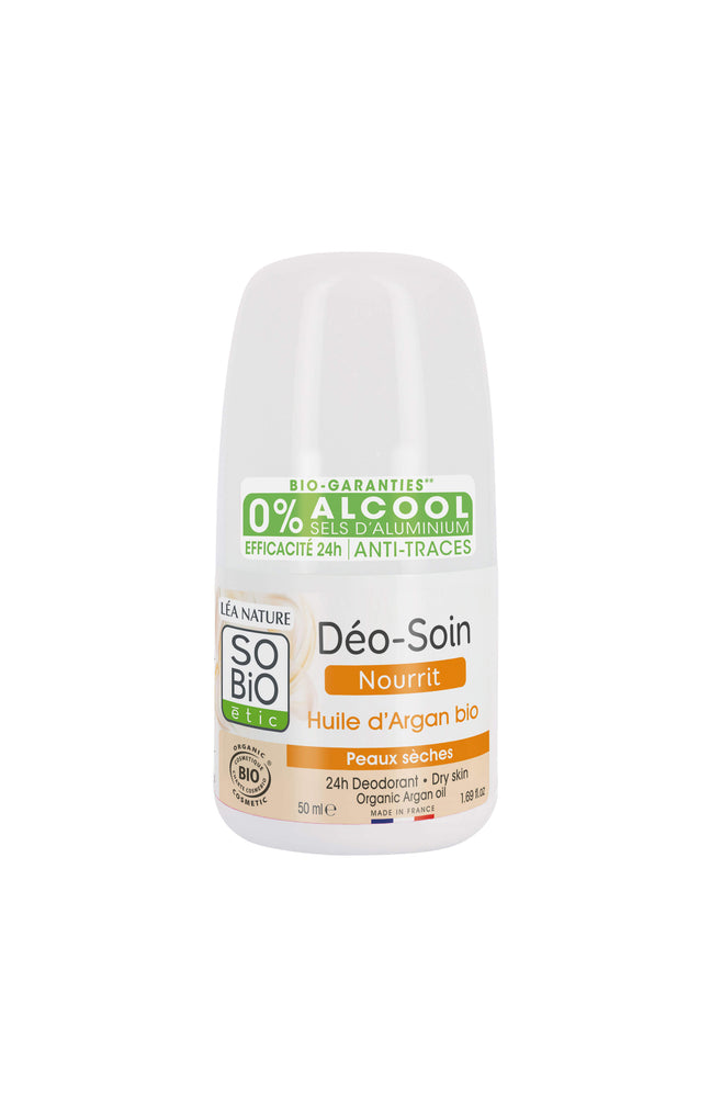 Déodorant roll-on nourrissant bio - Huile d'argan bio - 50 ml