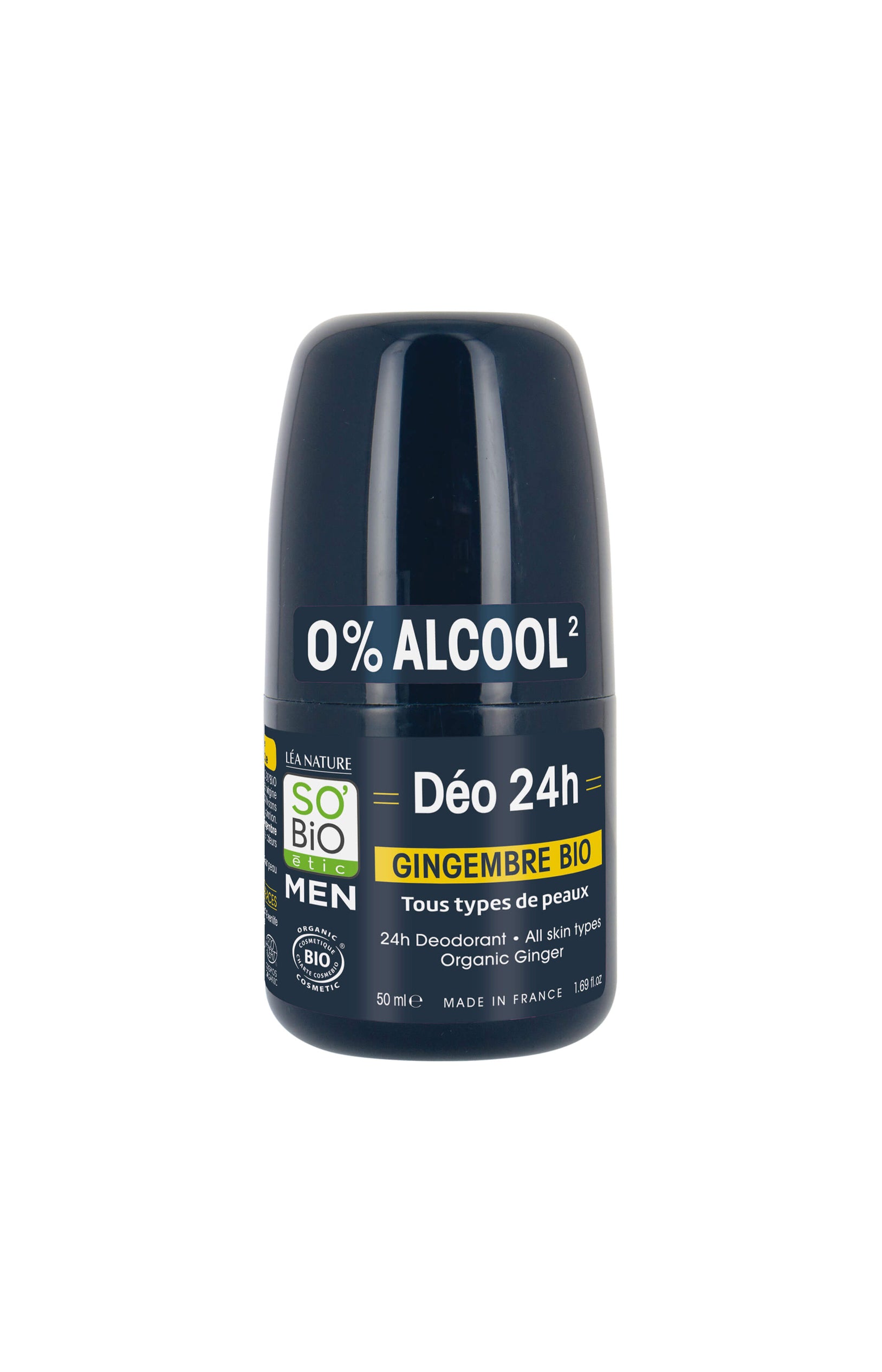 Déodorants bio 24h - Gingembre bio - Homme - 2 x 50 ml