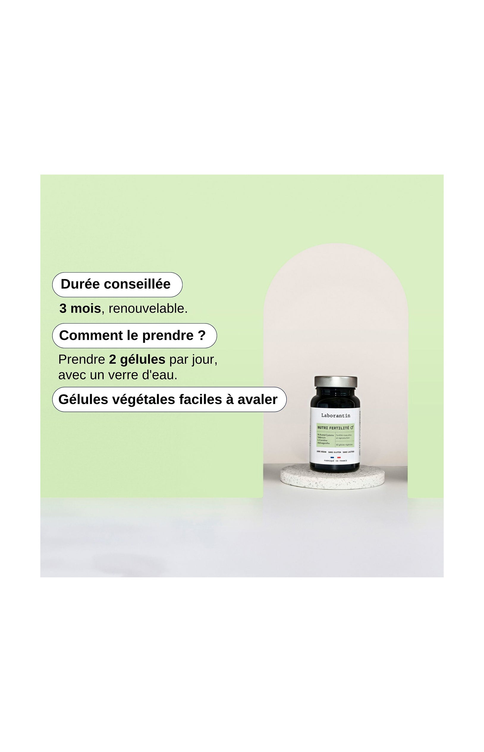 Nutri fertilité - Homme - 1 mois