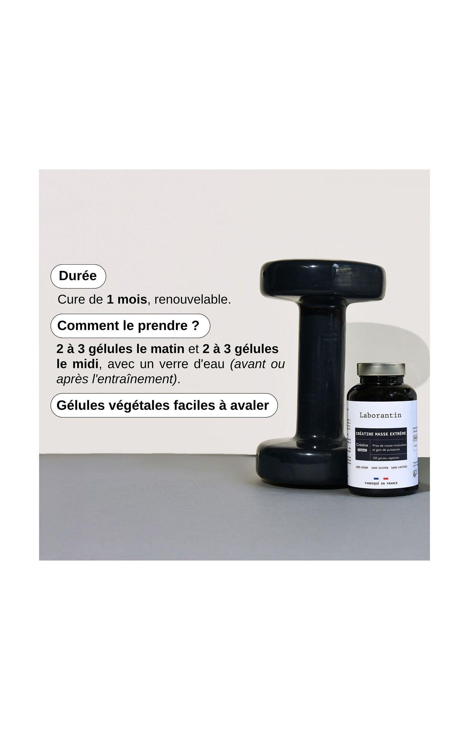 Créatine Masse Extrême - 1 mois