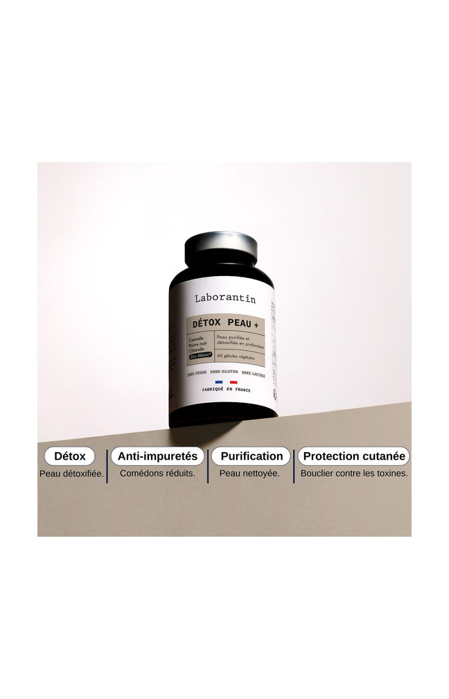 Compléments alimentaires - Détox peau + - 1 mois