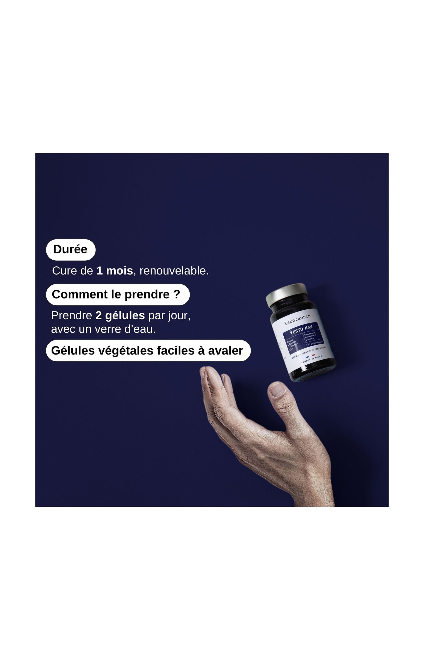 Testo Max - Homme - 1 mois