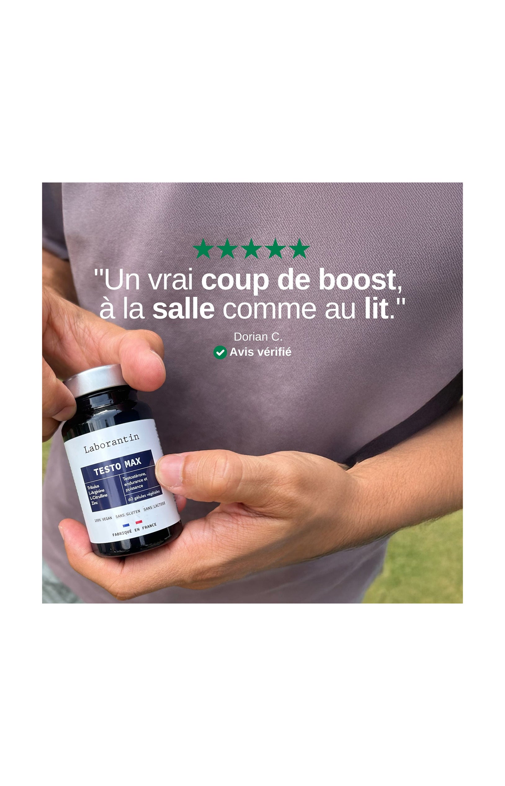 Testo Max - Homme - 1 mois