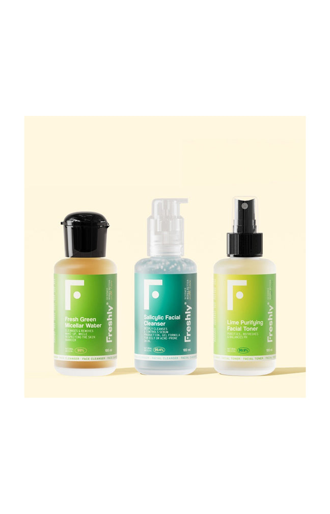 Routine nettoyante & purifiante - Cleanser Trio - Peaux grasses - 3 produits