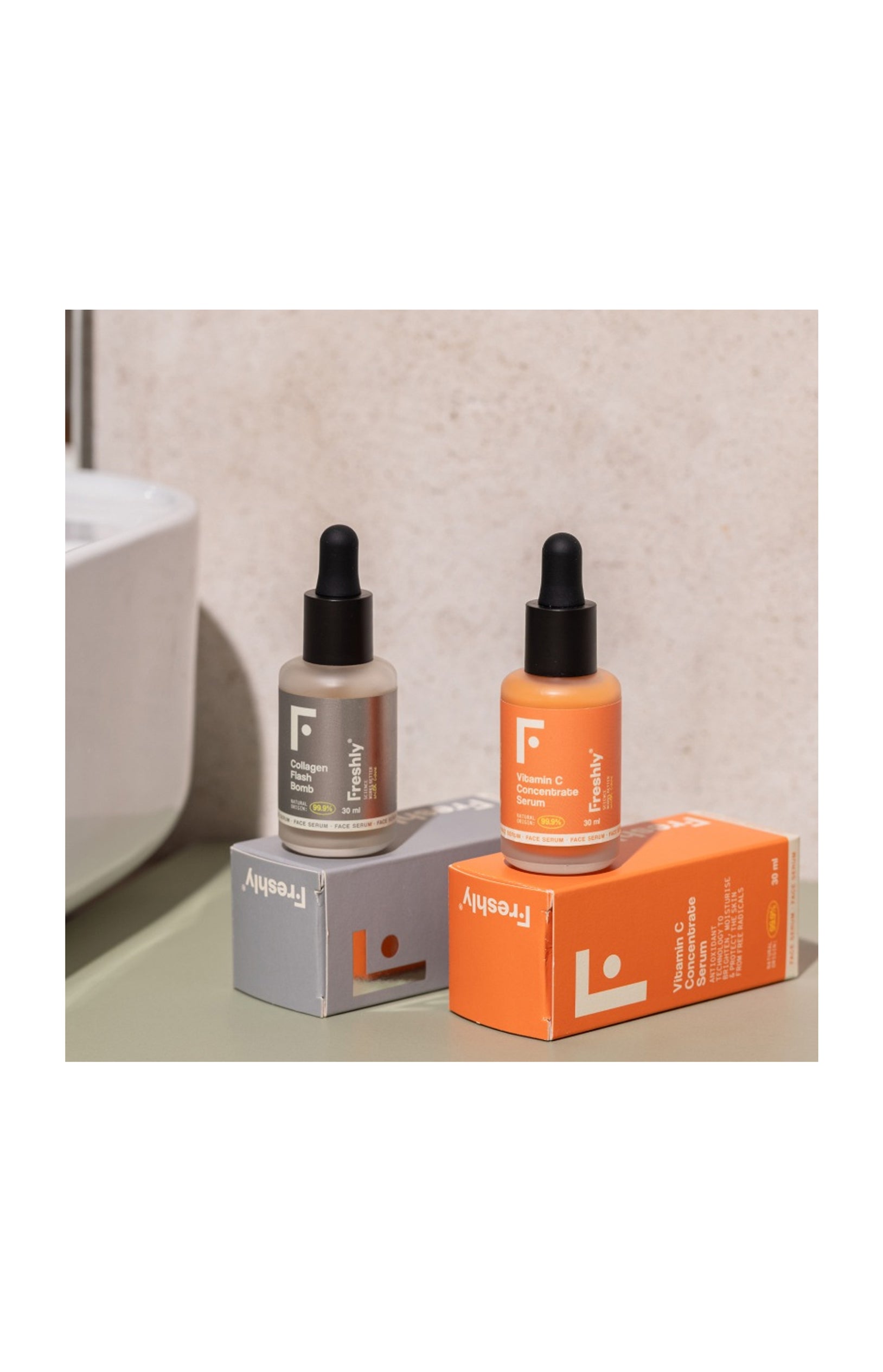 Sérums fermeté & antioxydant - Collagène & vitamine C - Visage - 2 x 30 ml