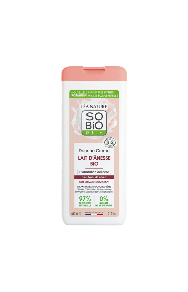 Douche crème bio hydratante - Lait d'ânesse