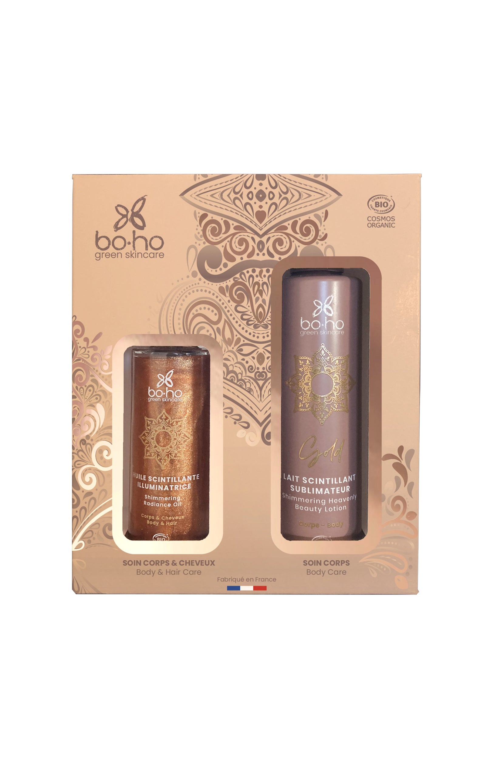 Coffret duo - Lait & huile gold