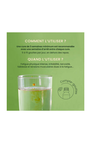Sirop épuisement physique bio - Energem - 30 ml