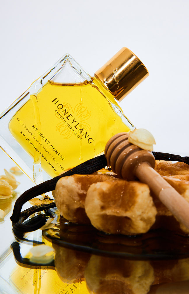 Huile hydratante - Miel & ylang-ylang - Visage & corps - 100 ml