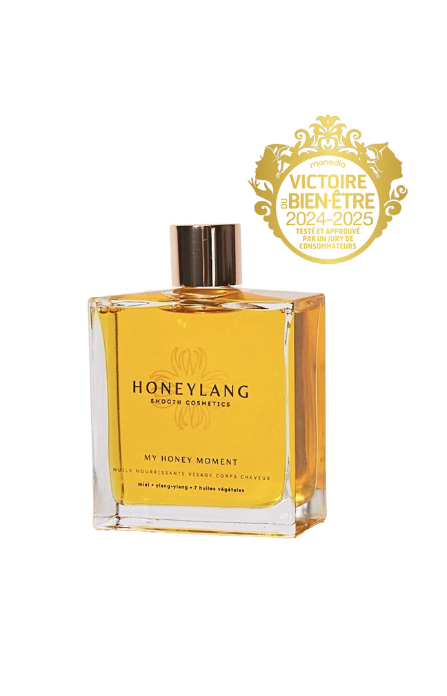 Huile hydratante - Miel & ylang-ylang - Visage & corps - 100 ml