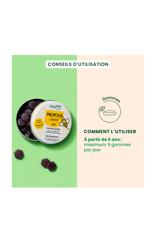 Gummies immunité bio - Propolis - Enfant - 45 g