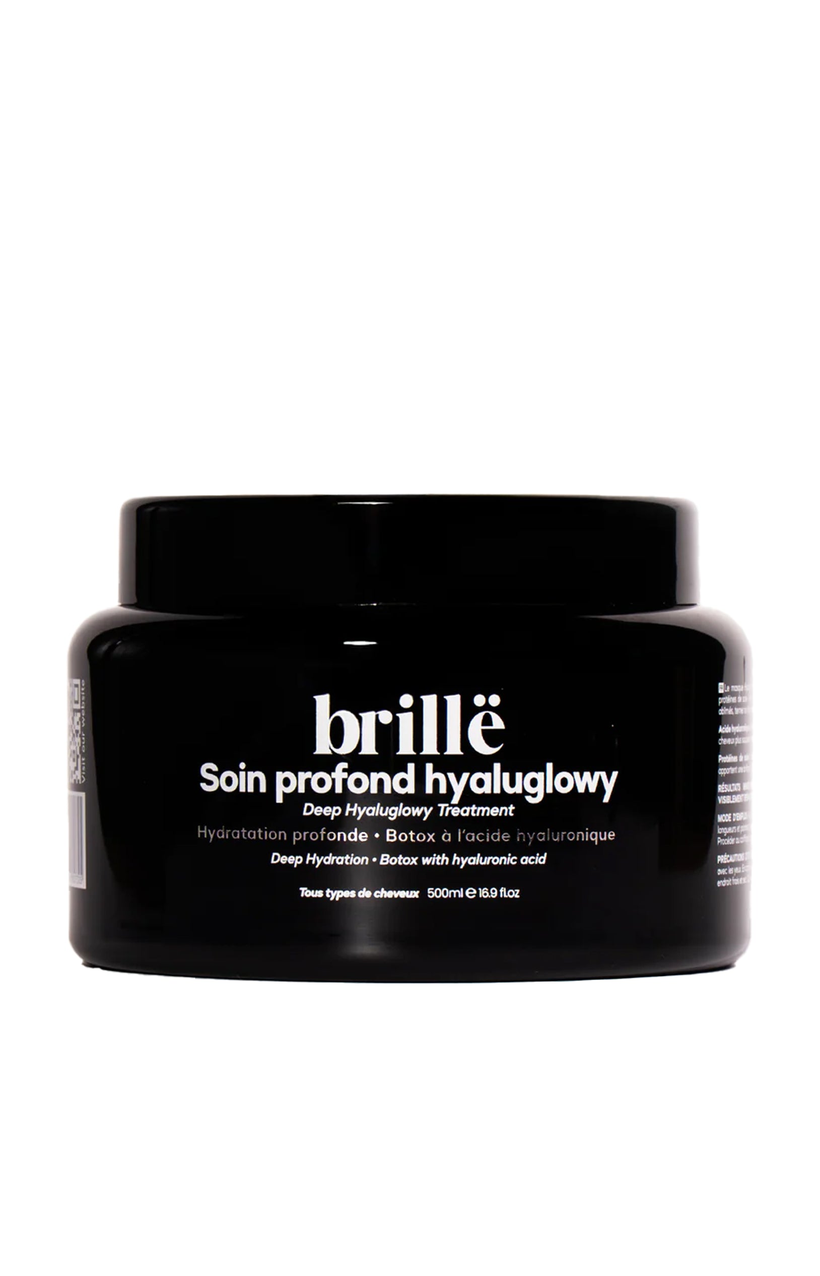 Soin profond hydratant - Cheveux ternes & cassants - Acide hyaluronique - 500 g