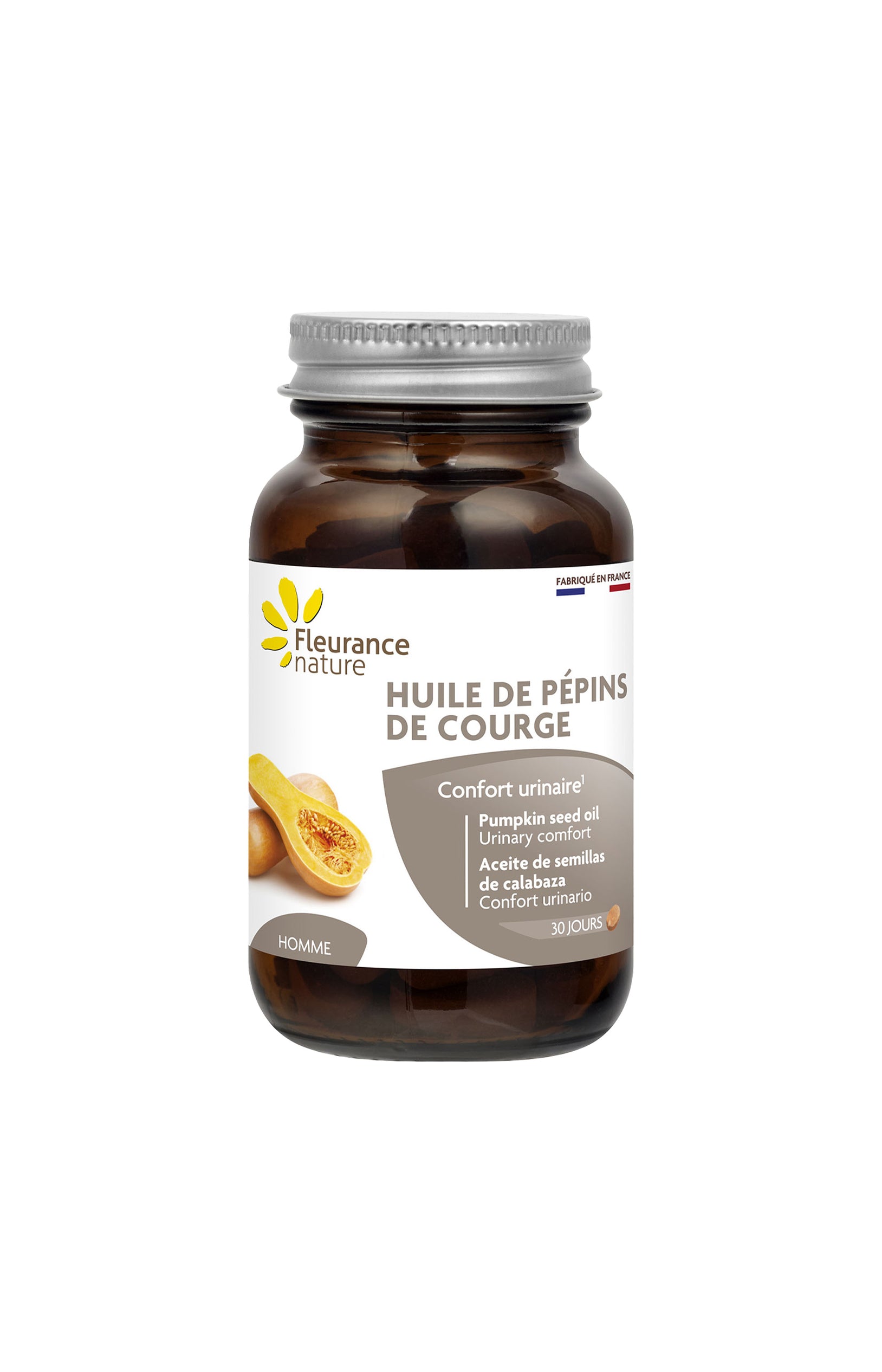 Cure confort urinaire - Huile de pépin de courge - Homme - 1 mois