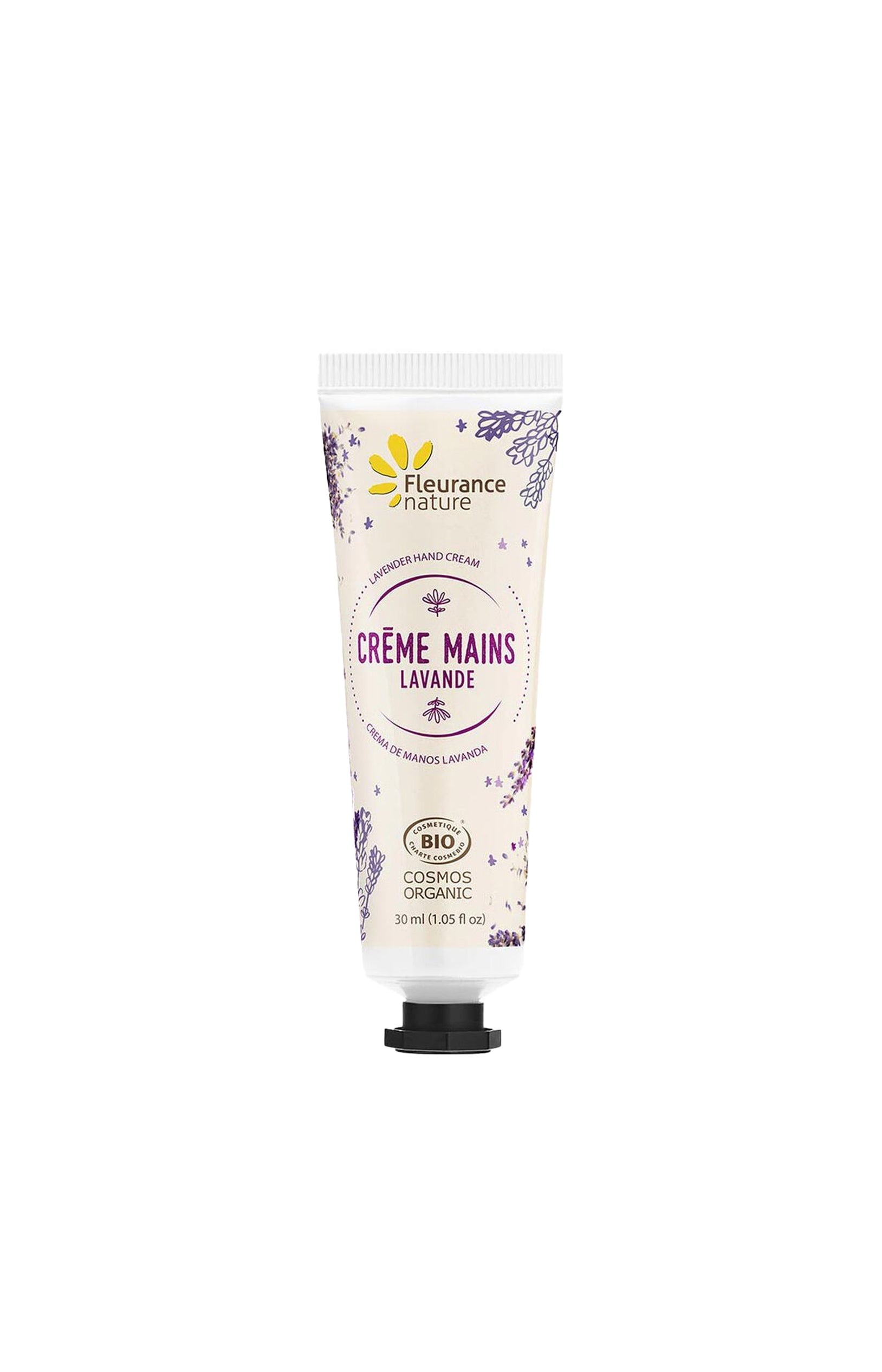 Crème hydratante bio - Lavande - Mains - 30 ml