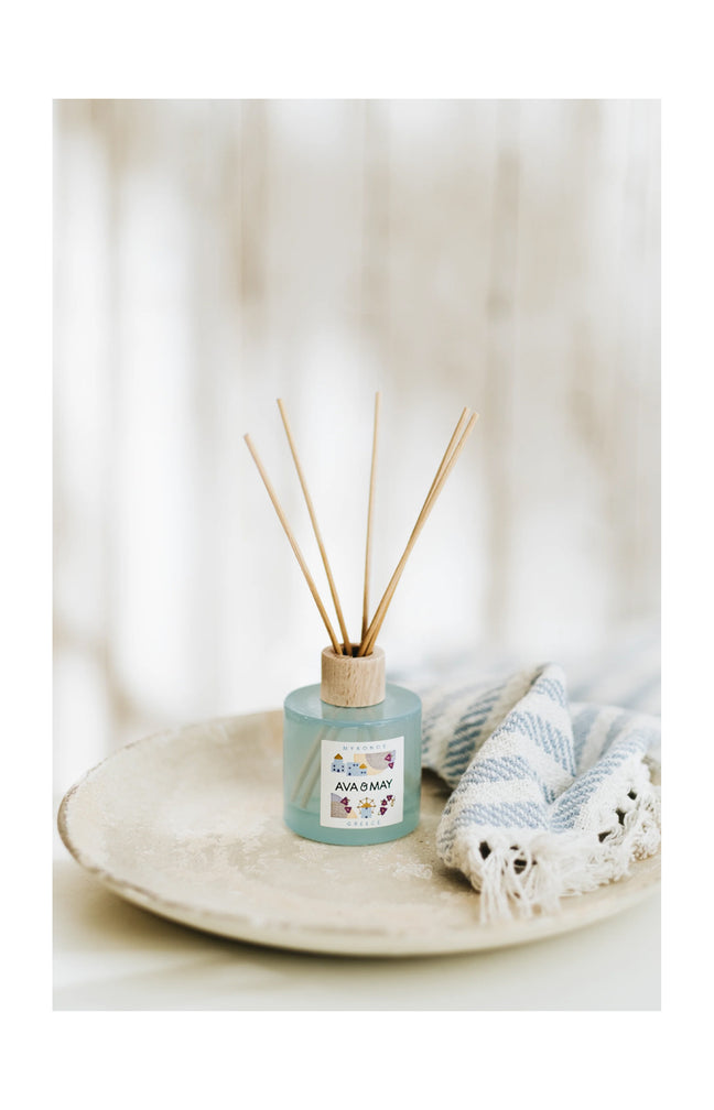 Diffuseur parfum d’ambiance - Mykonos - Fraise & bois de cachemire - 100 ml