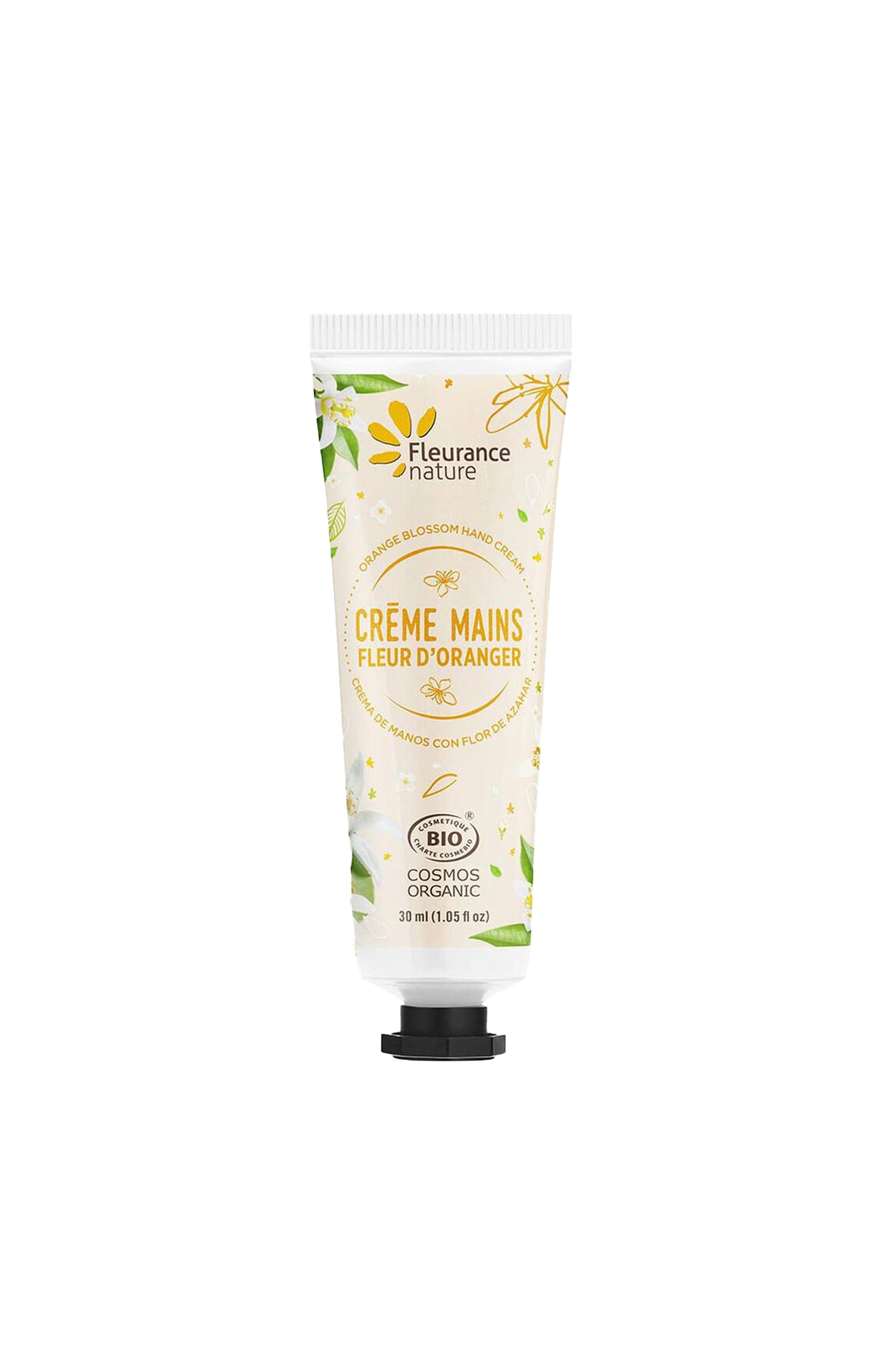 Crème hydratante bio - Fleur d'oranger - Mains - 30 ml