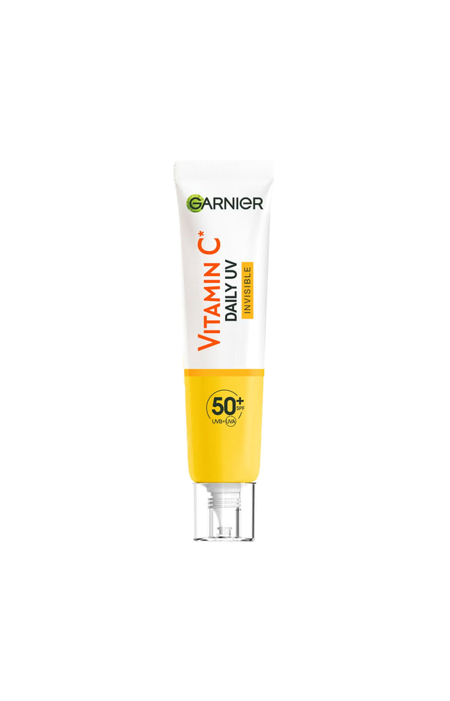 Crème solaire SPF 50+ invisible - Vitamine C - Anti-UV - Visage - 40 ml