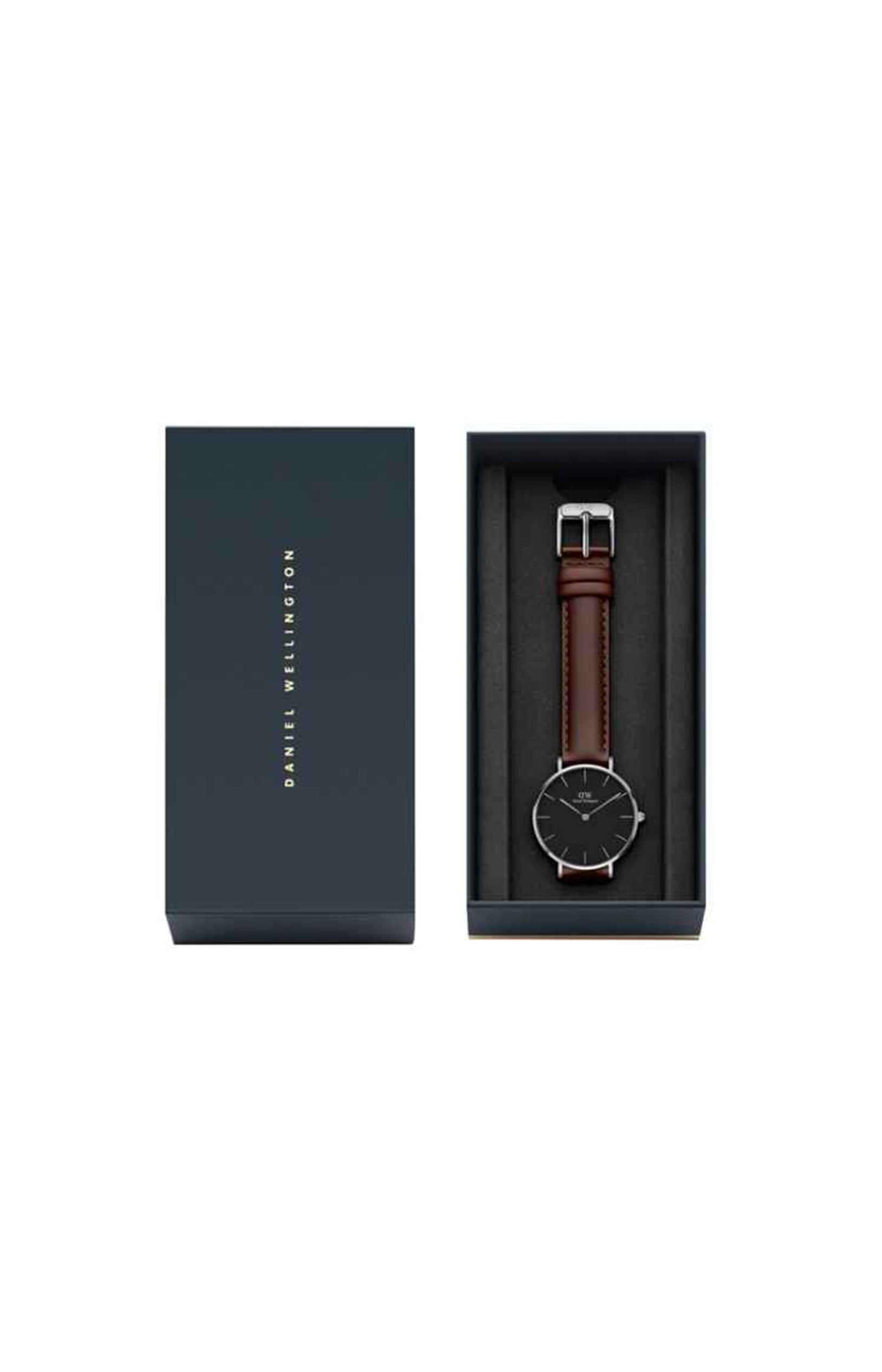 Montre - Acier inoxydable & cuir - Homme