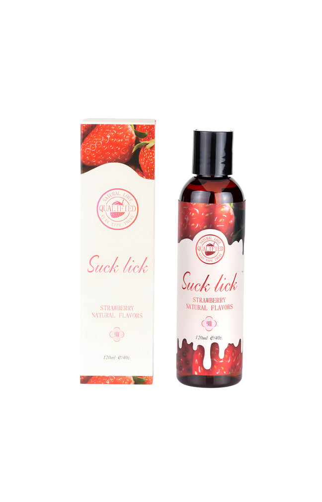 Lubrifiant comestible - Fraise - 120 ml