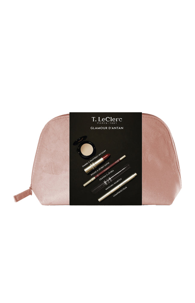 Trousse de maquillage - Glamour d'Antan - Teint, yeux & lèvres - 5 produits