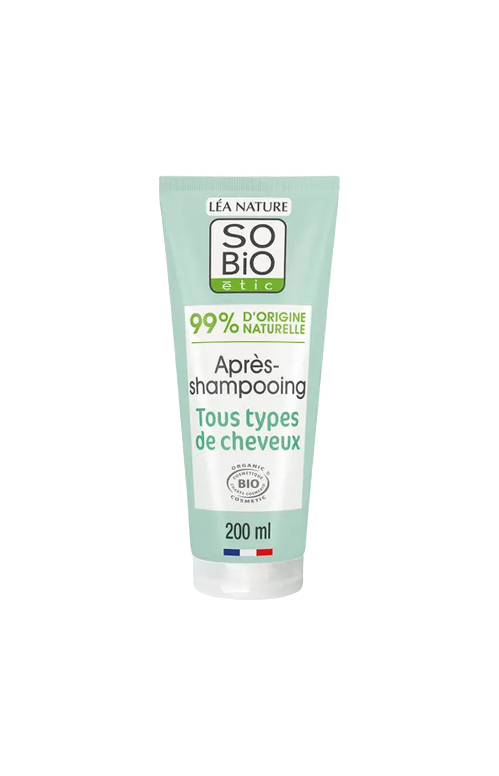 Après-shampooing bio - Aloe vera - Tous types de cheveux - 200 ml