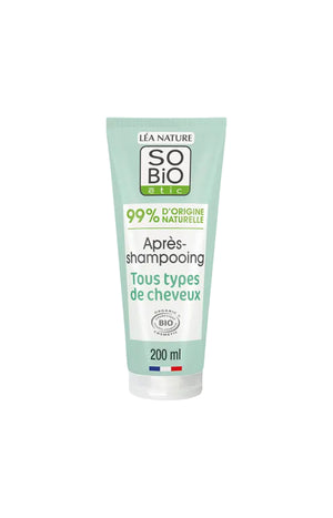 Après-shampooing bio - Aloe vera - Tous types de cheveux - 200 ml