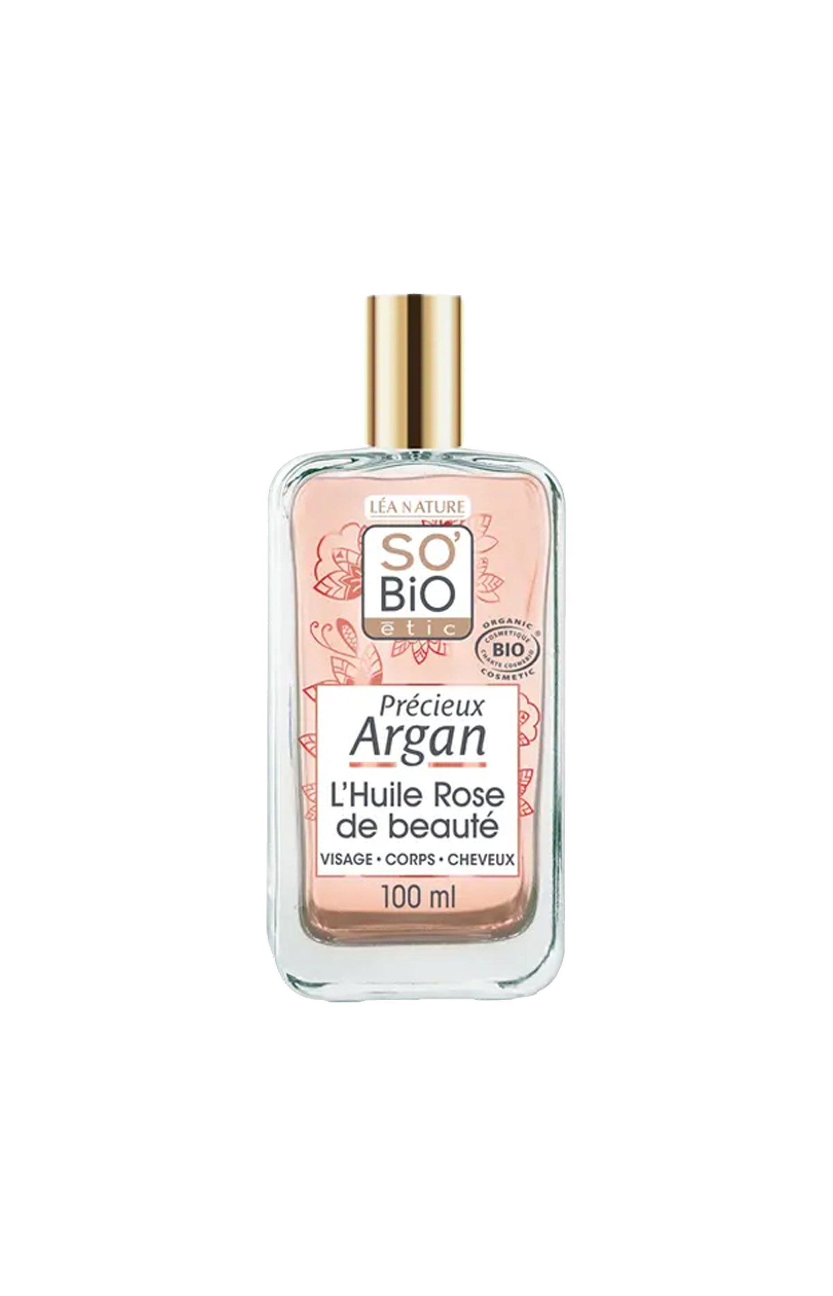Huile rose de beauté - Argan - Corps, cheveux & visage - 100 ml