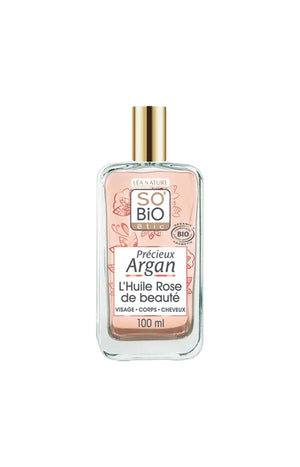 Huile rose de beauté - Argan - Corps, cheveux & visage - 100 ml