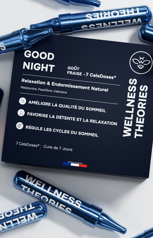 Cure sommeil - Good Night - Mélatonine - Fraise - 7 ampoules