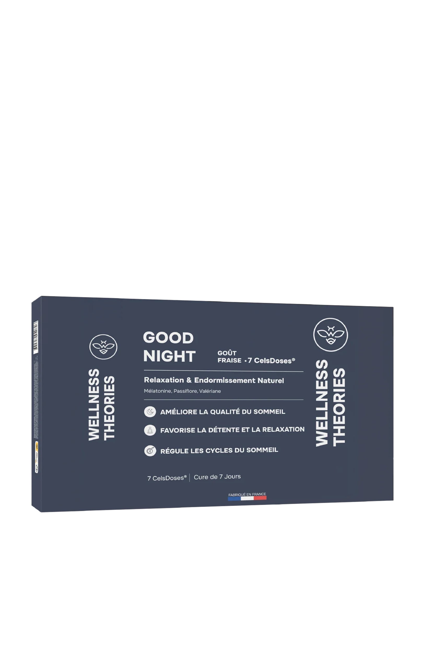 Cure sommeil - Good Night - Mélatonine - Fraise - 7 ampoules