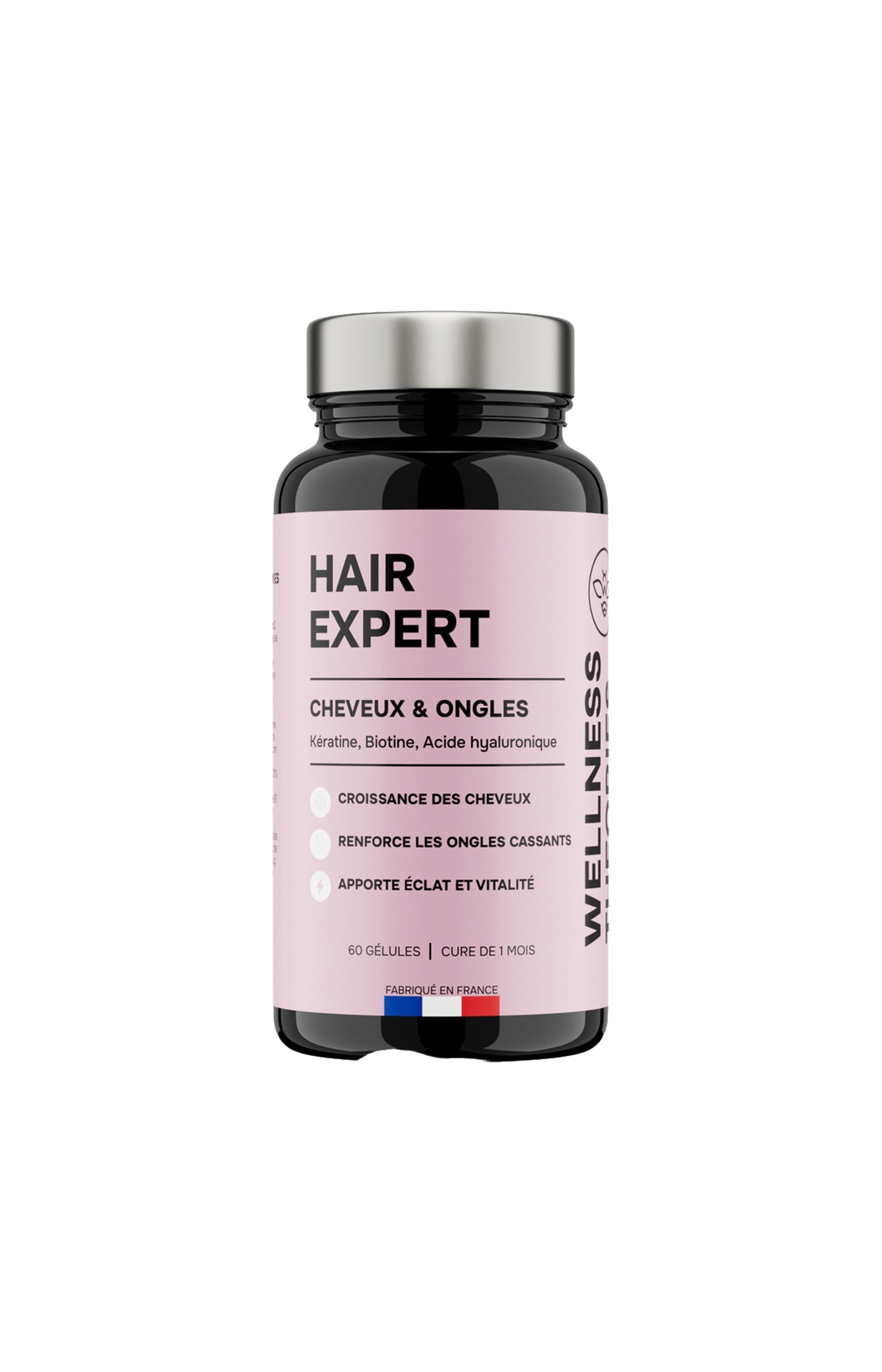 Cure pousse cheveux & ongles - Hair Expert - Kératine & biotine - 1 mois