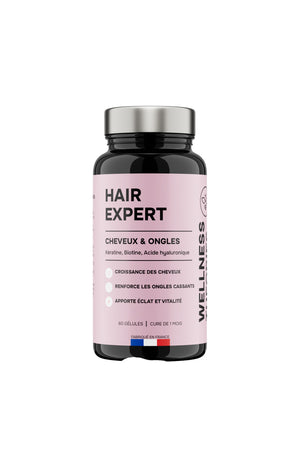 Cure pousse cheveux & ongles - Hair Expert - Kératine & biotine - 1 mois