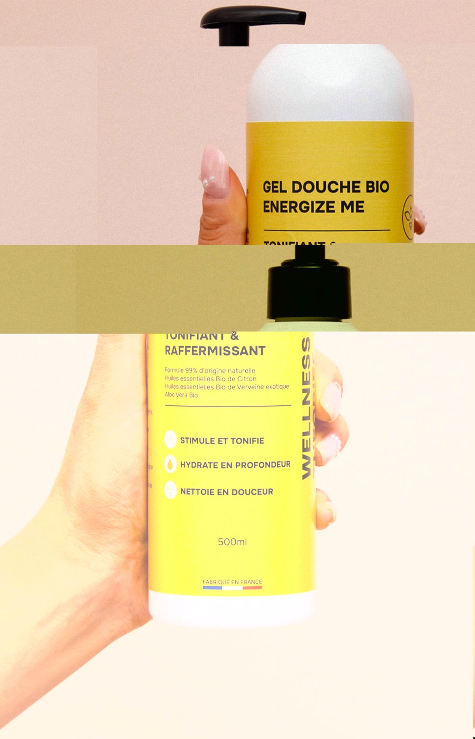 Gel douche bio - Energize Me - 500 ml